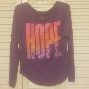"HOPE" loose top
